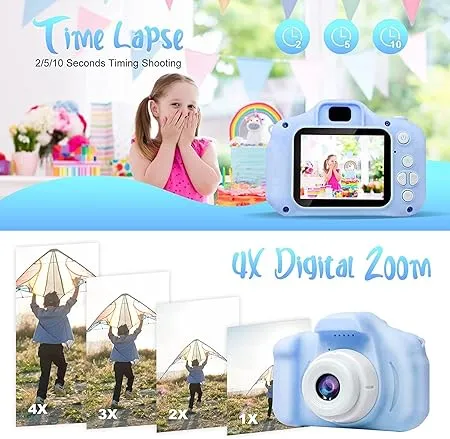 Kids Camera Toys for Fun with HD Digital Video and Photography Camera,