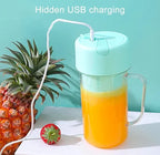 Rechargeable Fast Glass Juicer + Free Silicon Straw