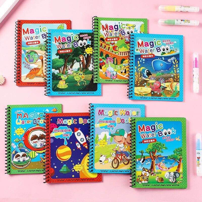 Buy 1 Get 1 Free – Magic Water Colouring Books for Kids