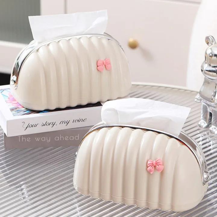 Luxury Tissue Box Desktop Tissue Organizer