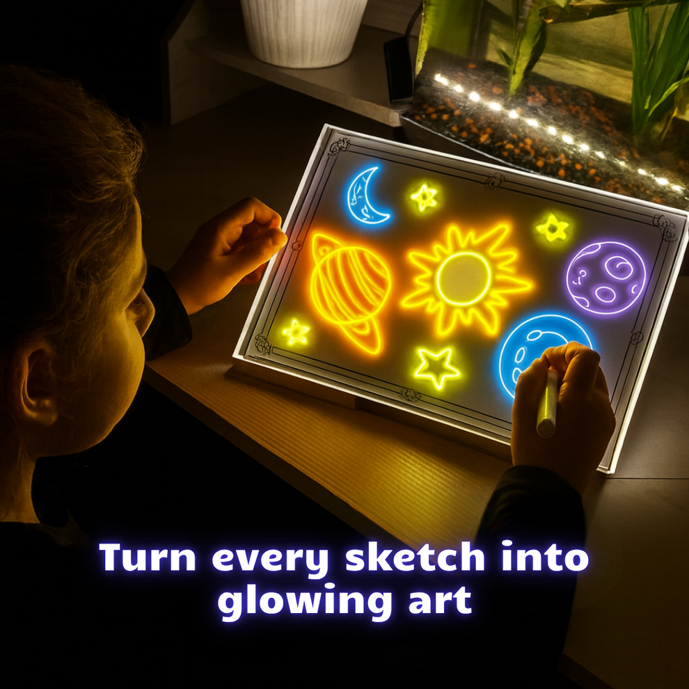 DIY Glowing Board Fun and Creative for Kids