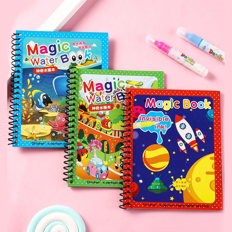 Buy 1 Get 1 Free – Magic Water Colouring Books for Kids