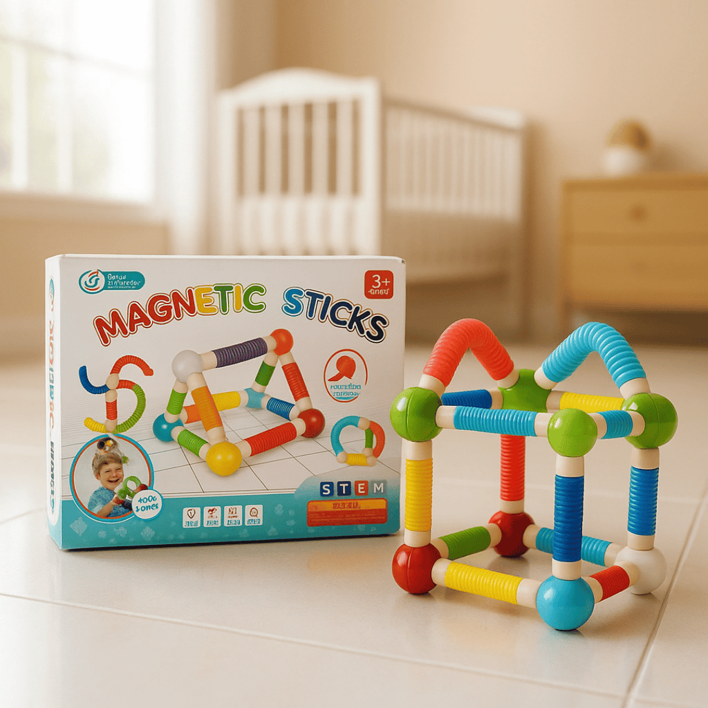 Stretchable Magnetic Sticks