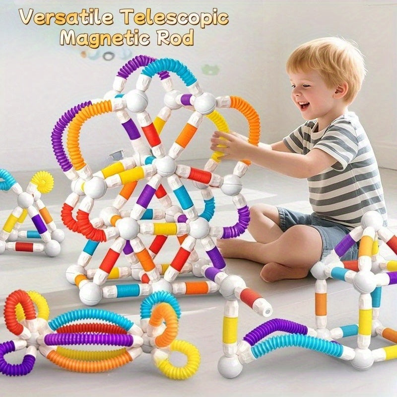 Stretchable Magnetic Sticks