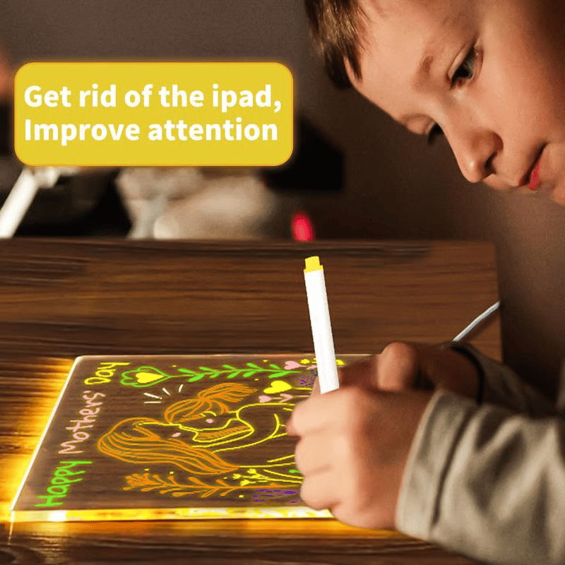 DIY Glowing Board Fun and Creative for Kids