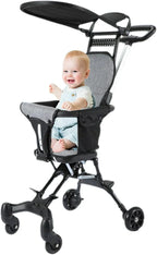 Lightweight Foldable Baby Stroller – Compact & Travel-Friendly Pram for Toddlers