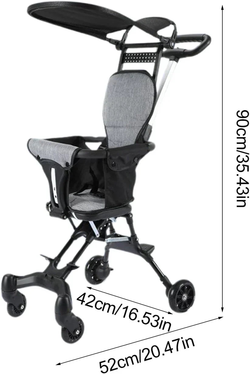 Lightweight Foldable Baby Stroller – Compact & Travel-Friendly Pram for Toddlers