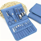 16pcs Manicure Pedicure Grooming Kit, Stainless Steel set